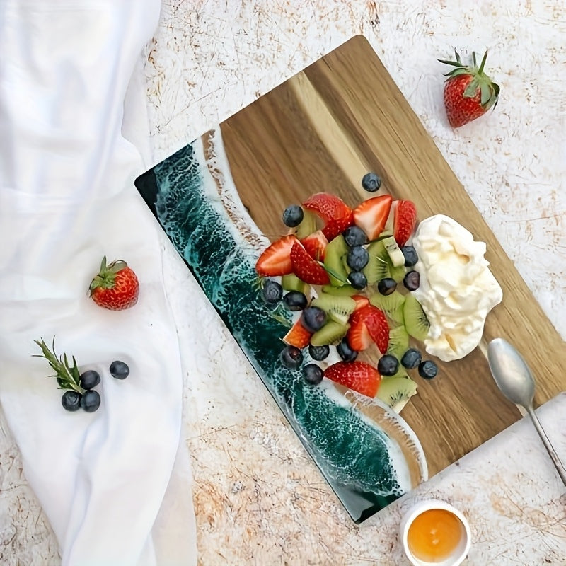 Wave Resin Acacia Cutting Board