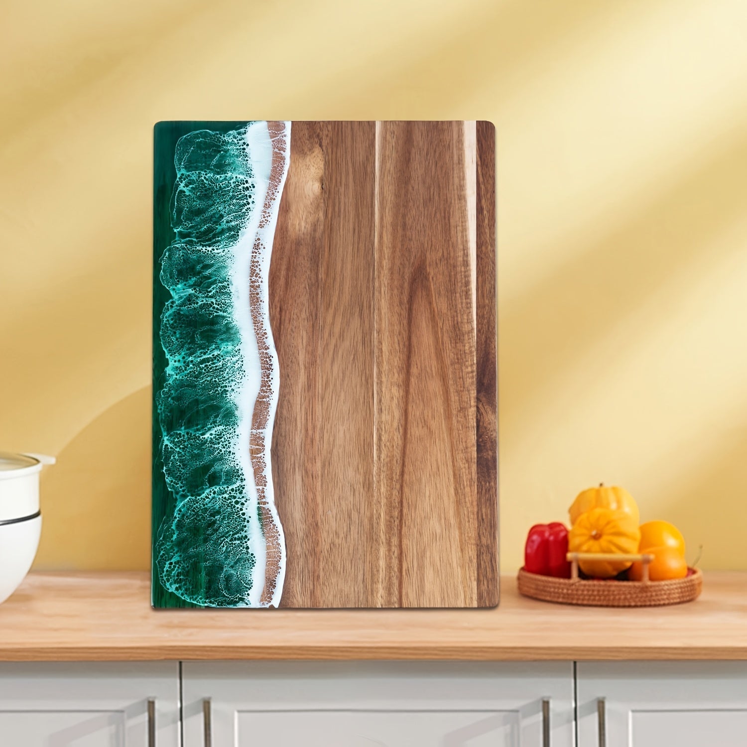 Wave Resin Acacia Cutting Board