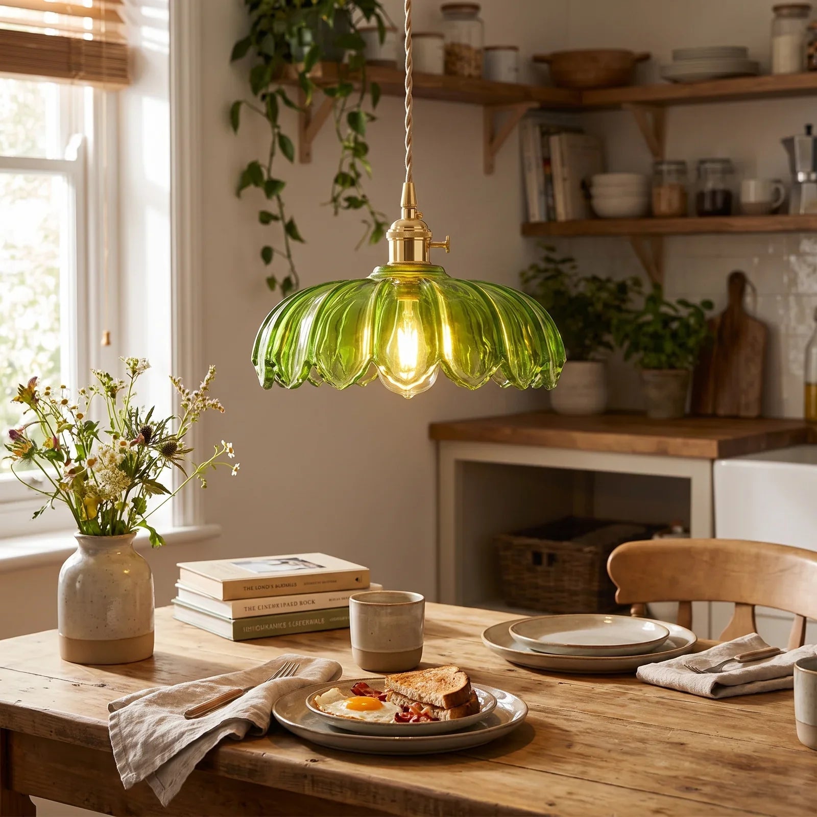 Vintage Flower Pendant Lamp