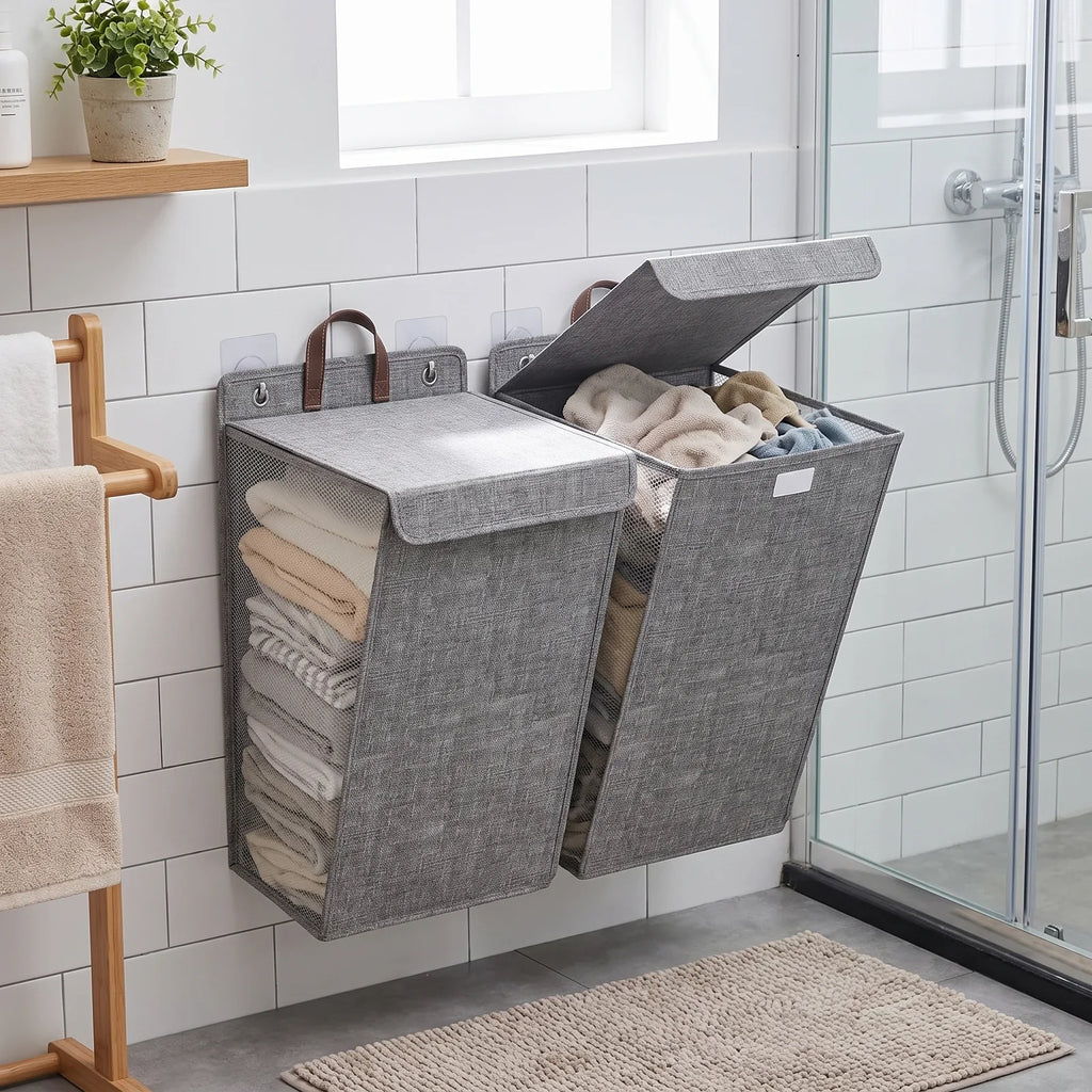 Wallora Adhesive Laundry Basket