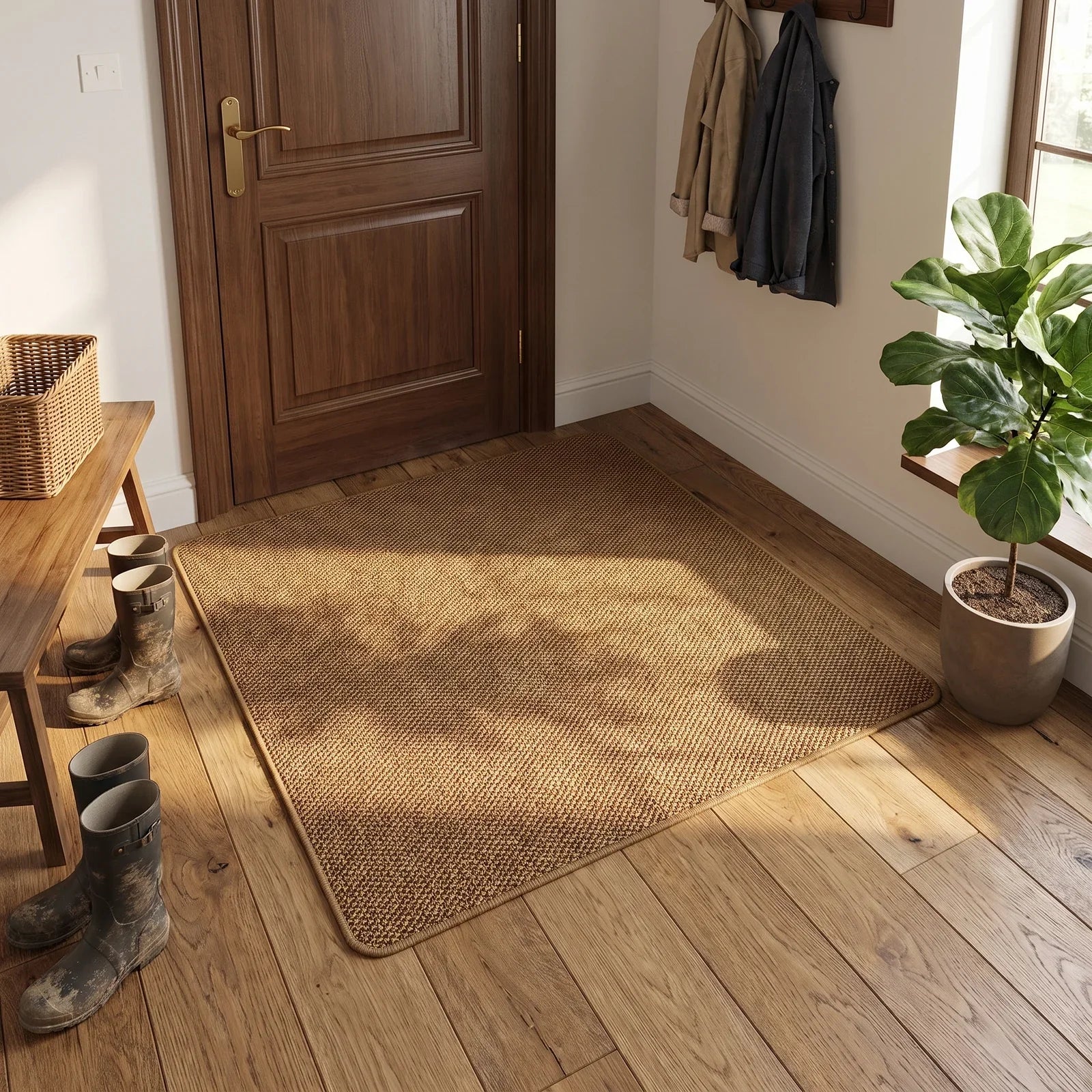 Faux Jute Outdoor Doormat