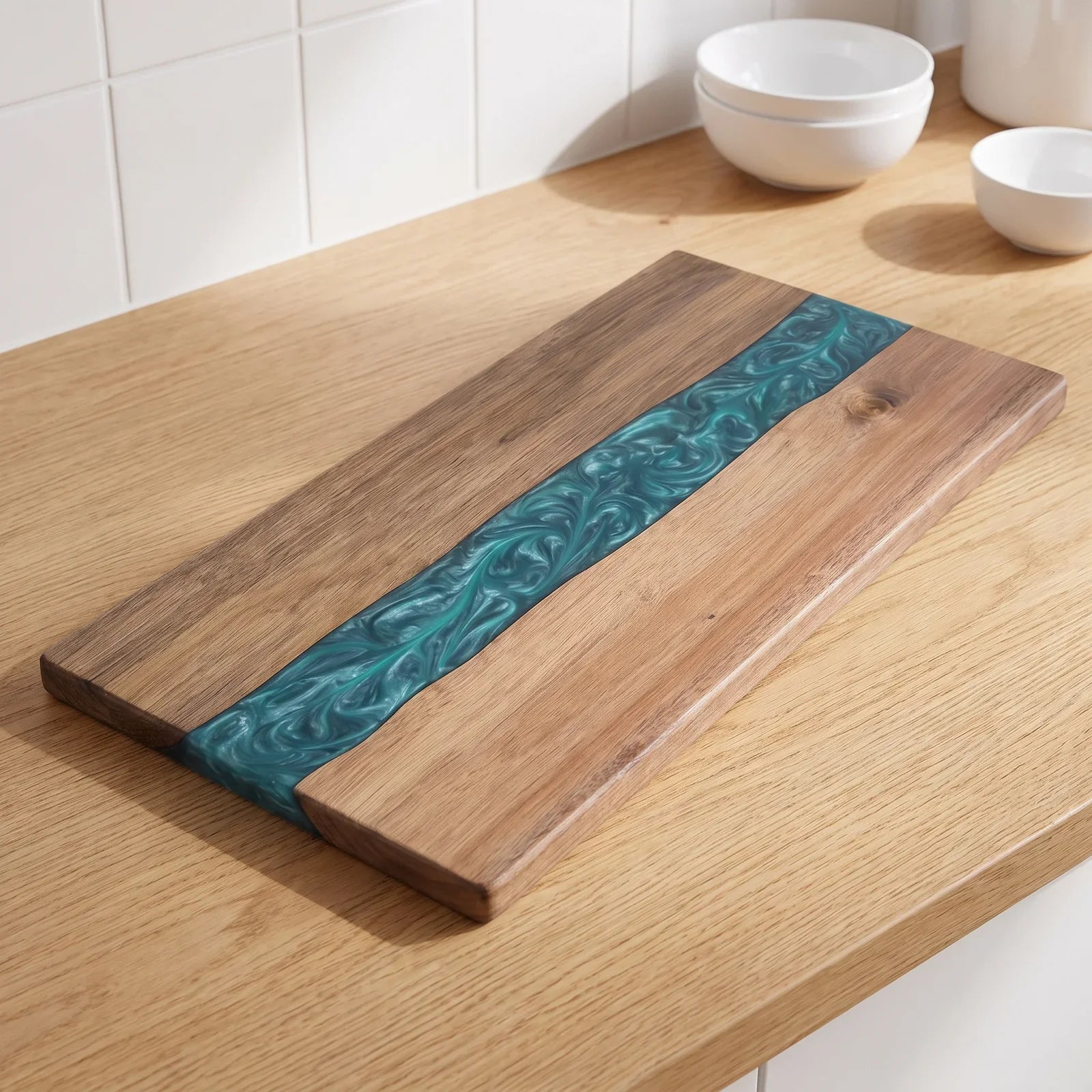 Resin River Acacia Cutting Board