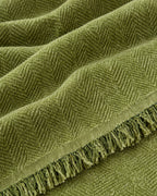 Green: Close-up of the fabric of the Minimalist Sofa Cover
